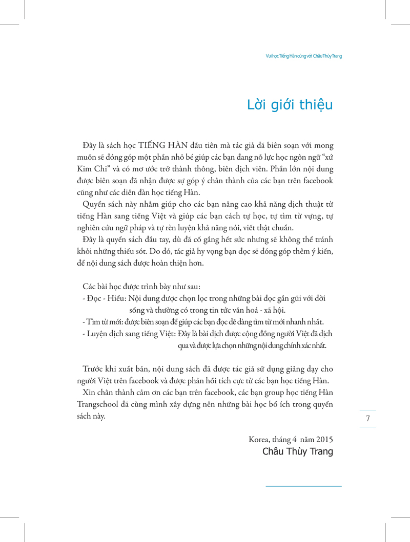 Vui Học Cùng Châu Thùy Trang