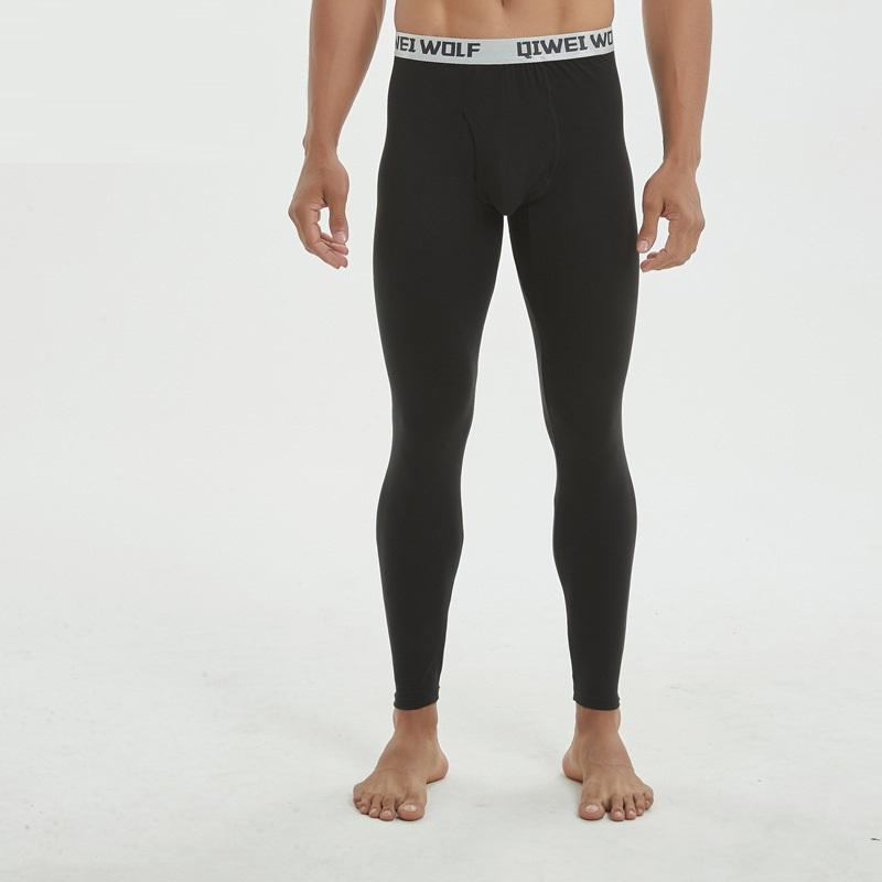 Quần lót sinh nhiệt nam mỏng Modal Quần Legging Thon thun dài johns đáy