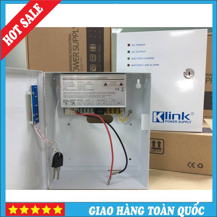 Bộ chuyển nguồn và cấp nguồn dự phòng tự động cho đầu ghi camera giám sát 1 cổng ra UPS-hàng chính hãng