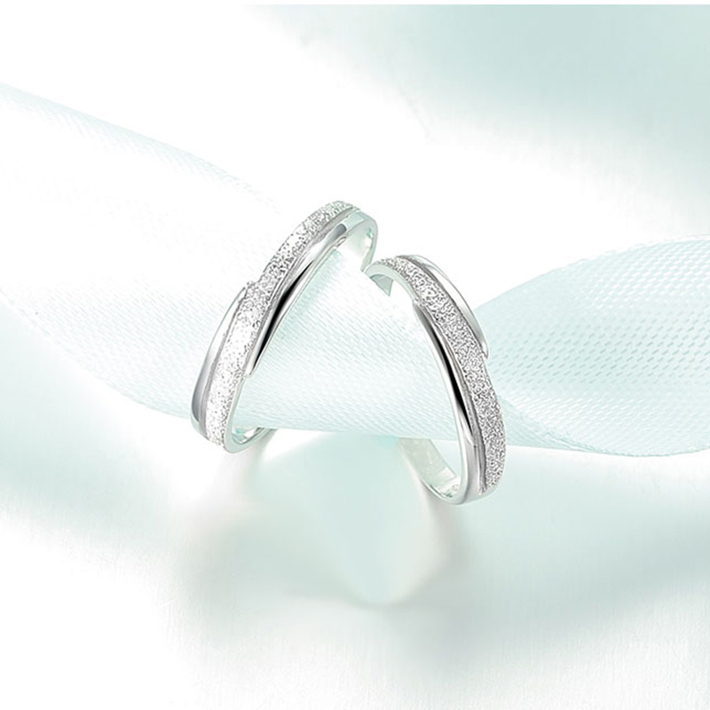 Nhẫn đôi Bạc Hiểu Minh NC005 - Mãi bên nhau