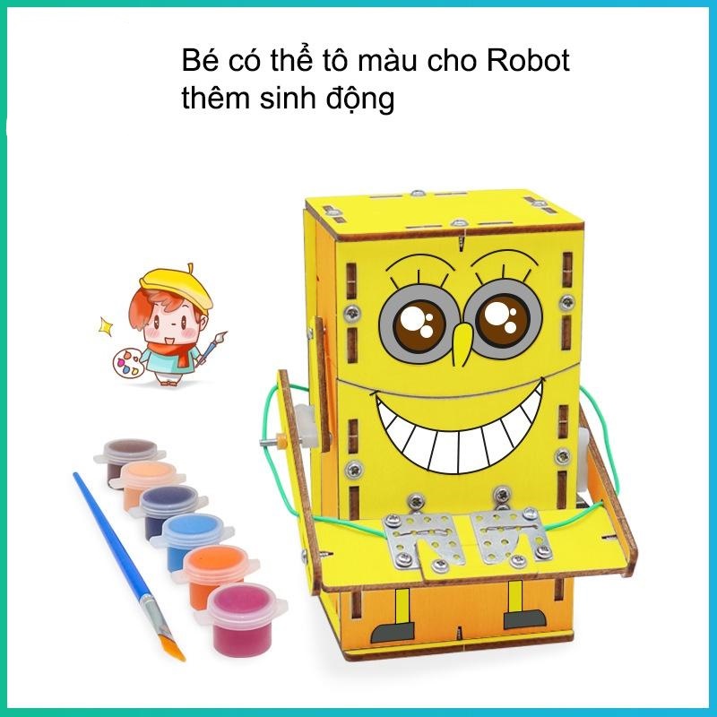 Đồ chơi khoa học Stem Toys - Robot Măm Xu