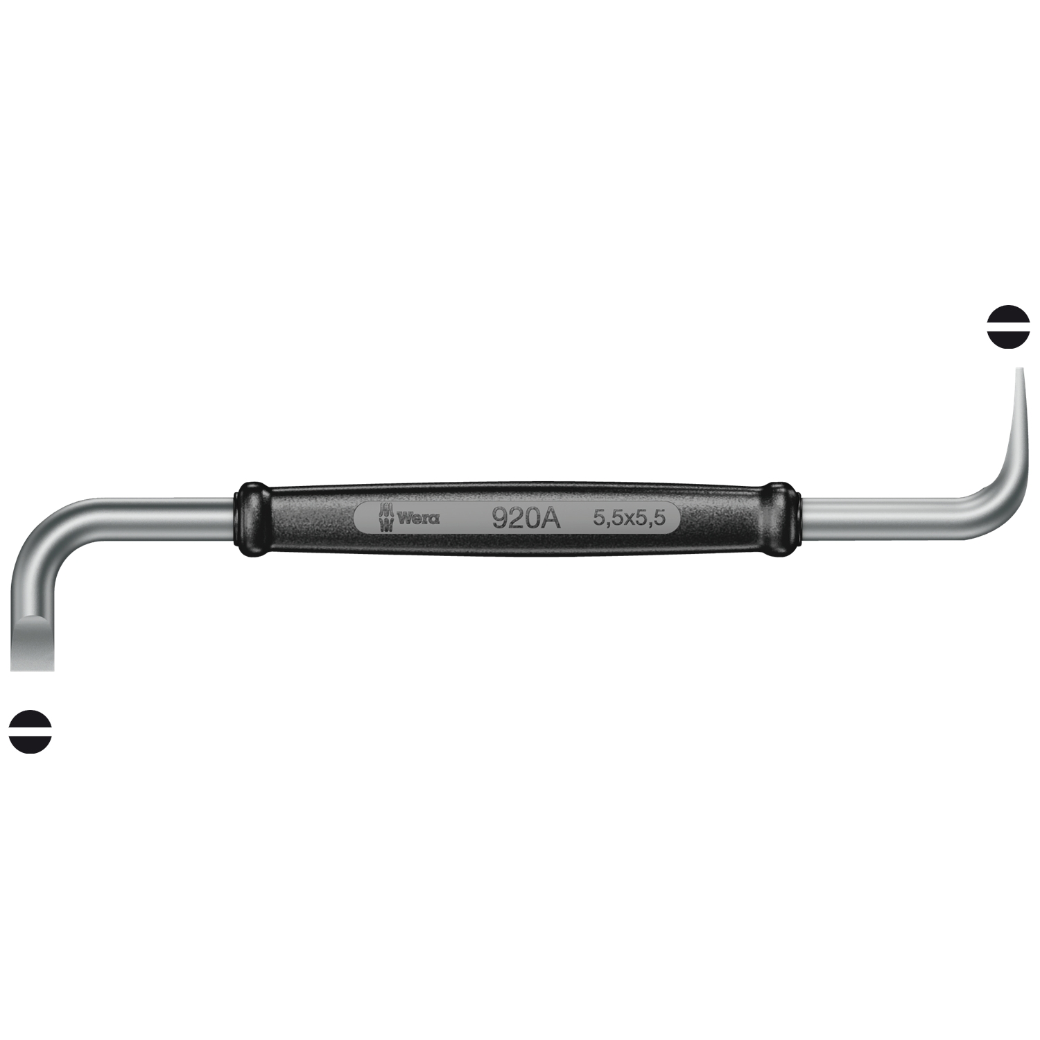 Tua vít 2 cạnh vuông 2 đầu 920 A 5,5 + 5,5 dài 125mm Wera 05017410001