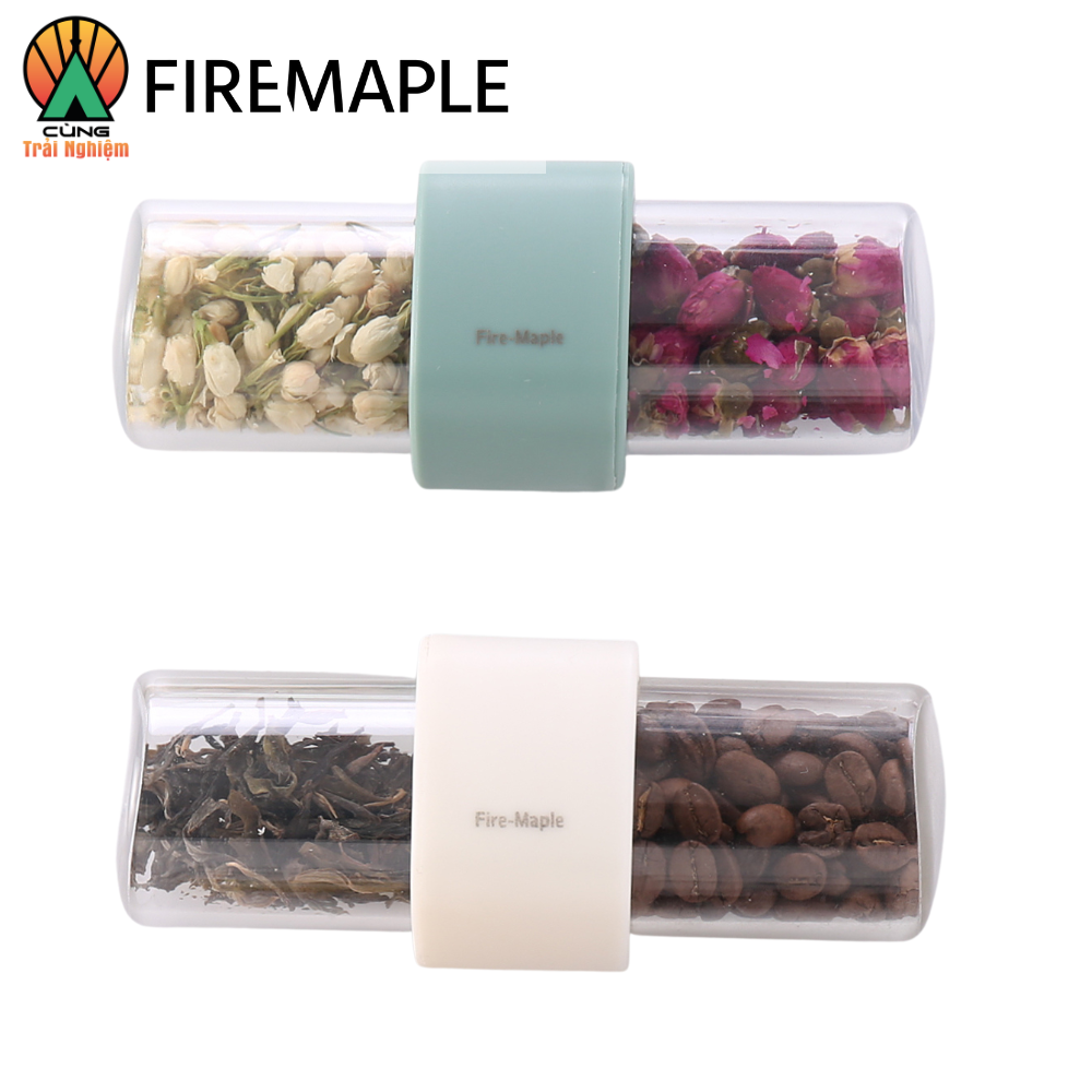 CHÍNH HÃNG Hộp Đựng Trà Tea Firemaple 2 màu nhỏ gọn tiện lợi cho du lịch cắm trại 90g FMT-01