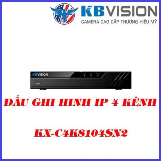 Đầu ghi hình IP 4K 4 kênh KBVISION KX-C4K8104SN2 - HÀNG CHÍNH HÃNG