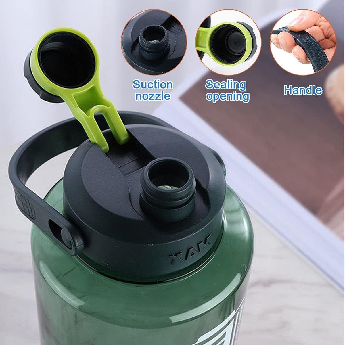 Bình nước lớn Bình đựng nước thể thao nửa Gallon với bộ lọc & công suất xử lý