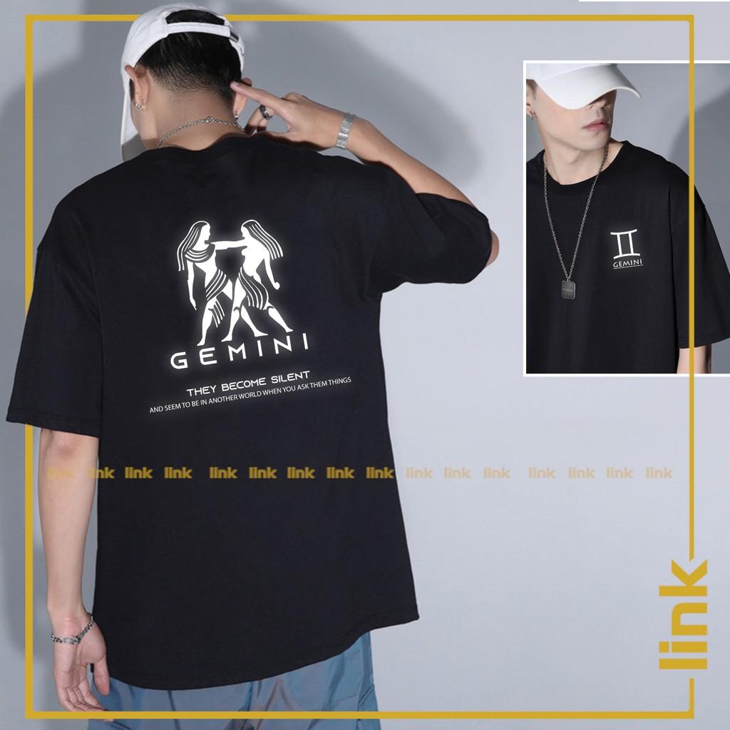 Áo phản quang bạc Song Tử - Cung Hoàng Đạo tay lỡ unisex