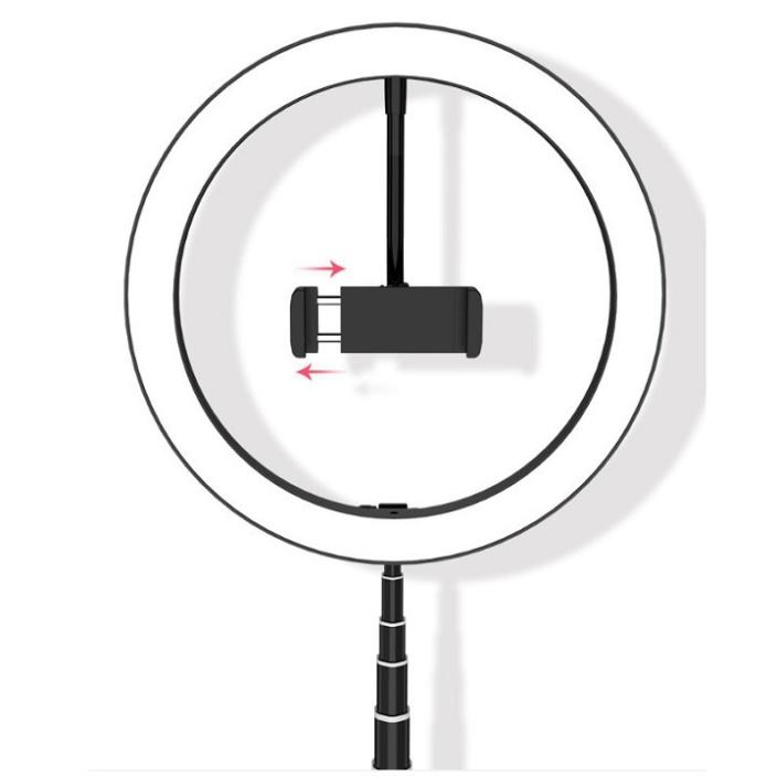 Đèn Livestream Size 26cm, Giá Đỡ Điện Thoại Live Stream Online, Make Up Chụp Ảnh Studio Model 2020