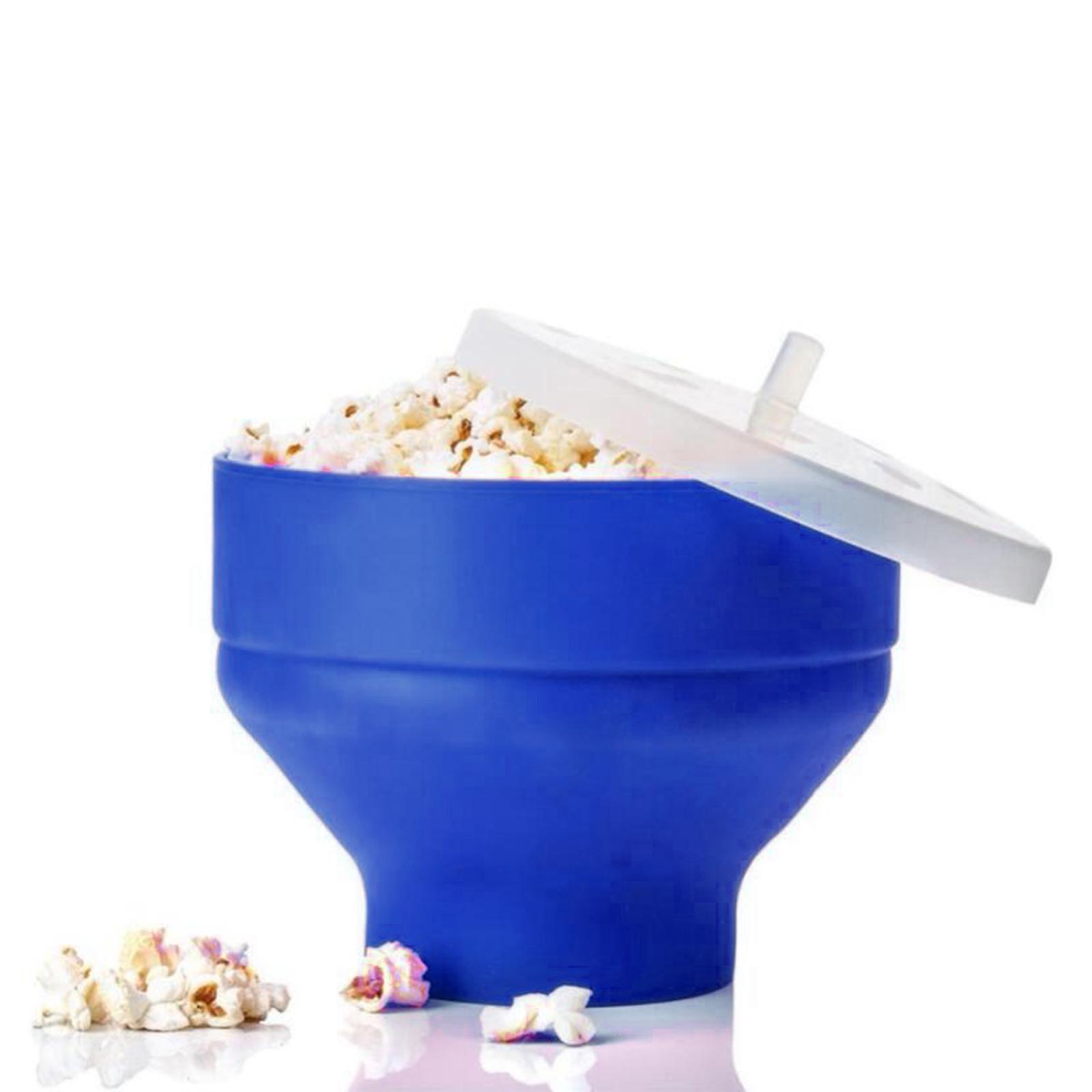 Microwave Popcorn Maker Pop Corn Collapsible Silicone Bowl Container