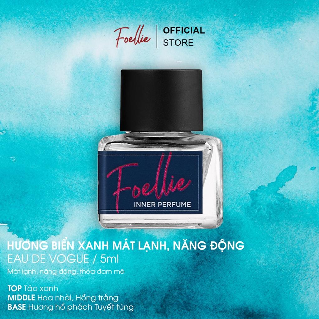 Nước Hoa Vùng Kín Foellie Eau De Vogue Inner Perfume 5ml Hương Biển Xanh