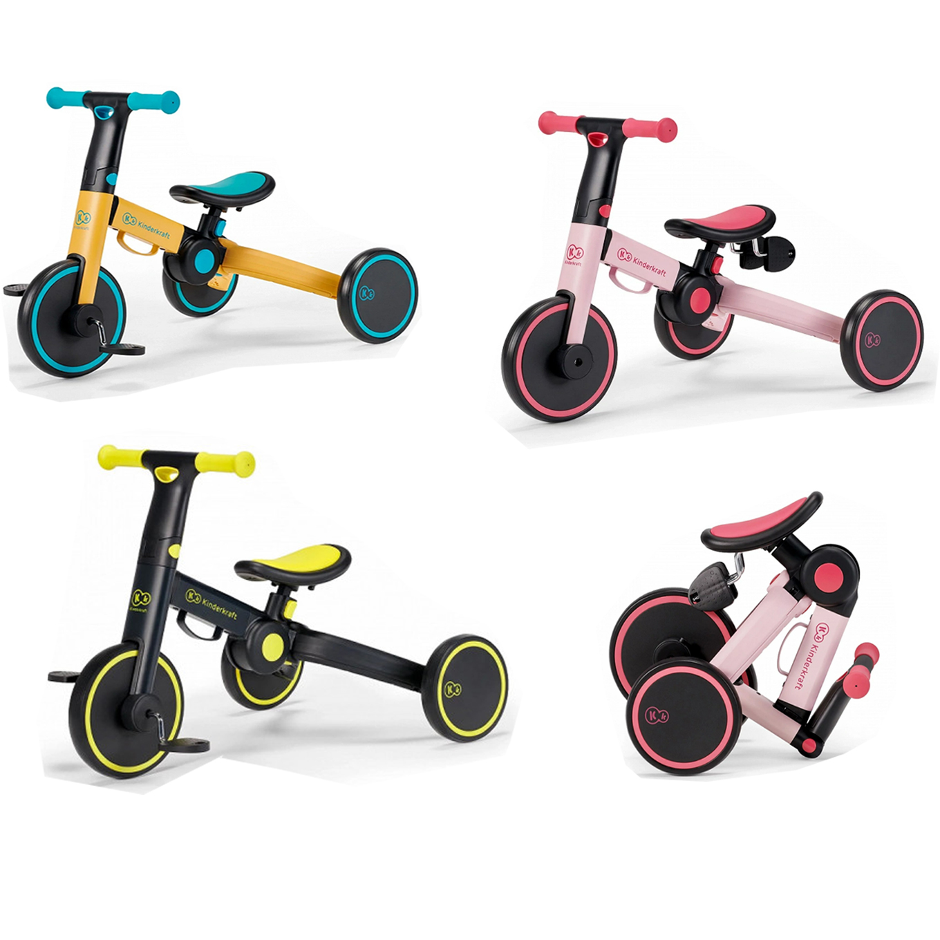 Xe chòi chân cân bằng cho bé đa năng kinderkraft 4trike 