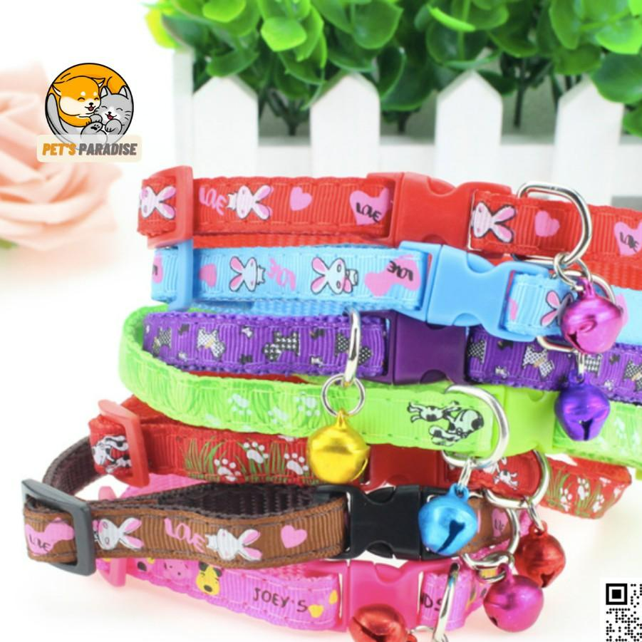 Vòng cổ chocker họa tiết mùa hè dành cho chó mèo