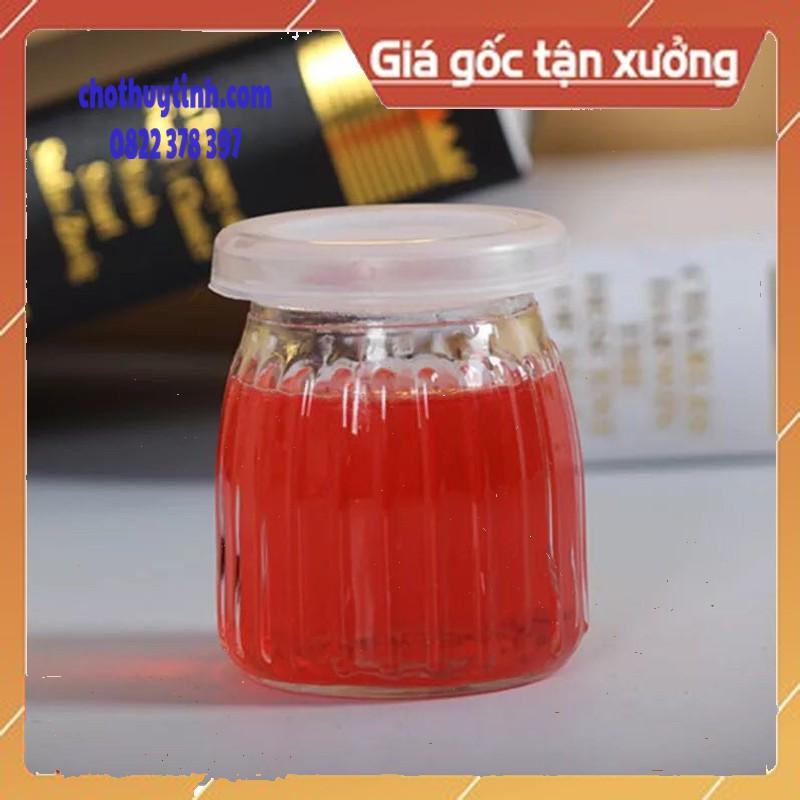 COMBO 12 Hũ thủy tinh yaourt sọc 150ml