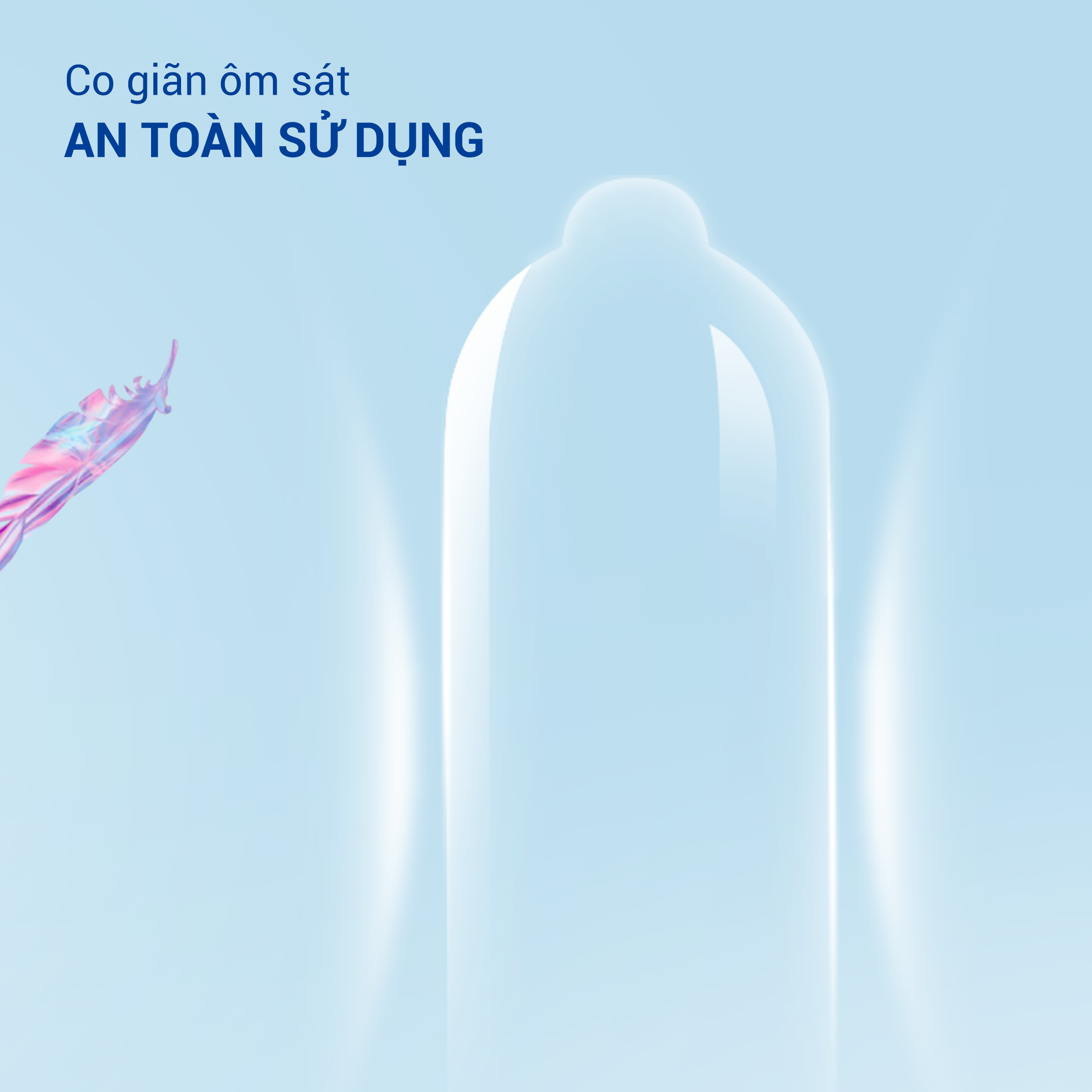 Bao cao su Shell Intense - Siêu mỏng 0.04mm kèm 1 chiếc BCS Gun Super Thin