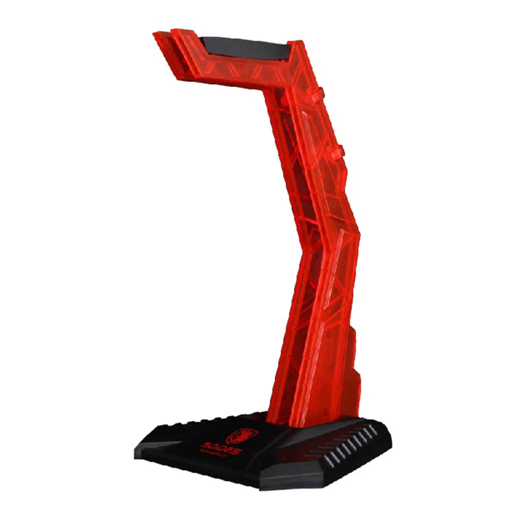 Red Acrylic Headphone Stand Modular Headset Holder Display Holder