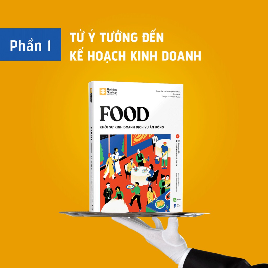 Sách - HASHTAG NO.4 FOOD Khởi Sự Kinh Doanh Dịch Vụ Ăn Uống (Trọn Bộ 2 Cuốn)