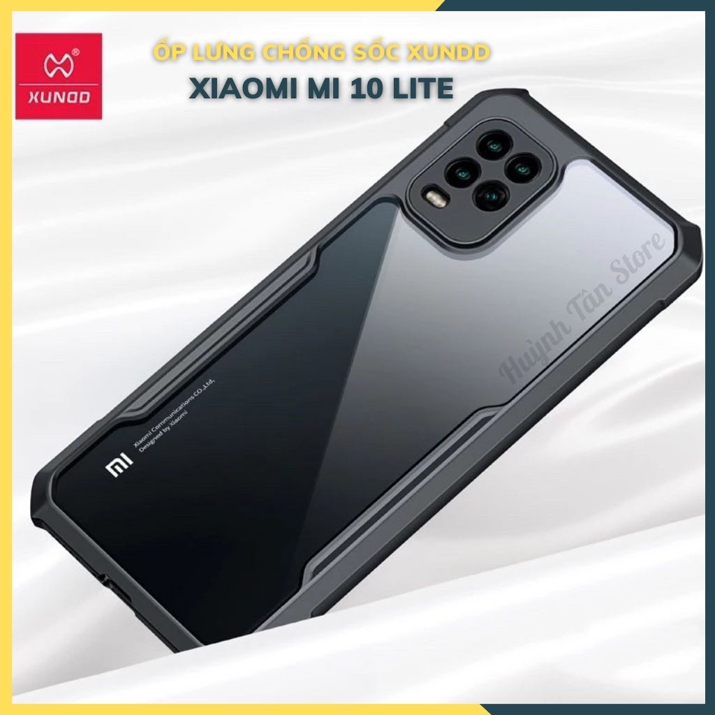 Ốp lưng chống sốc XUNDD cho mi 10 lite bảo vệ camera - hàng nhập khẩu