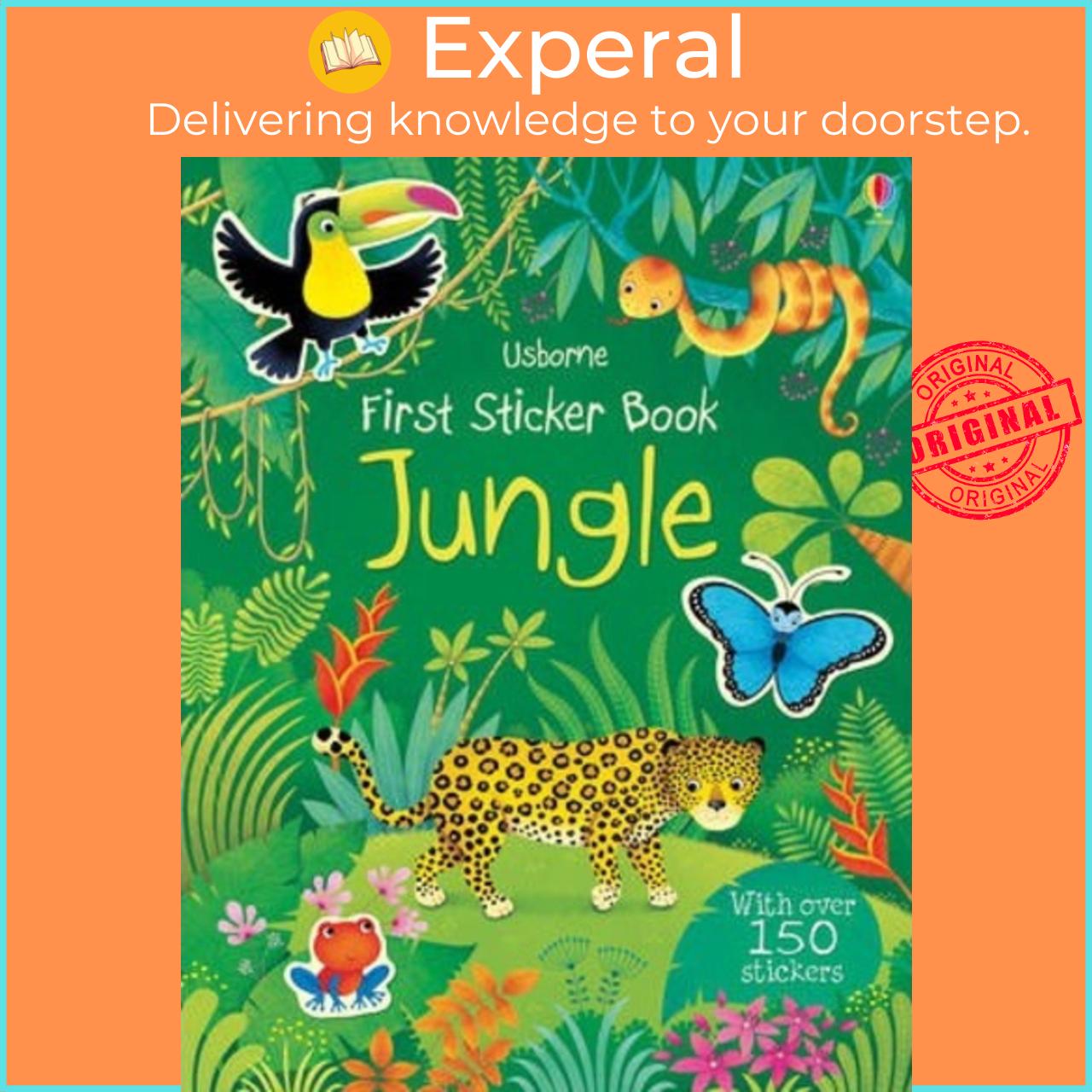 Sách - First Sticker Book Jungle by Alice Primmer (UK edition, paperback)