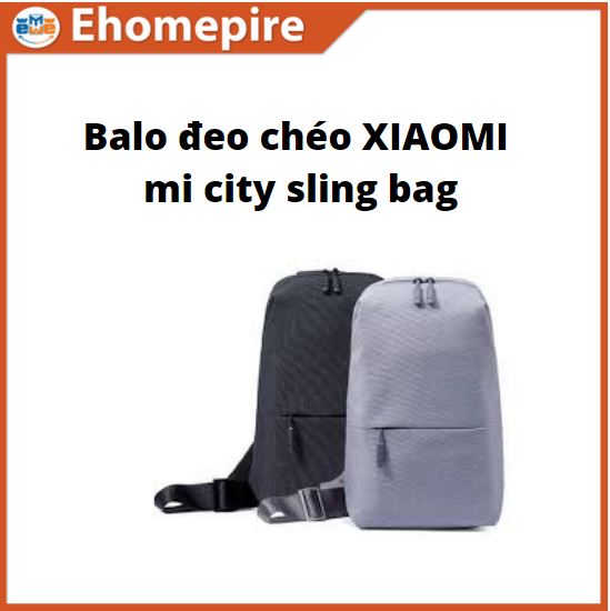 Balo đeo chéo XIAOMI mi city sling bag - Hàng chĩnh hãng do Digiworld nhập khẩu