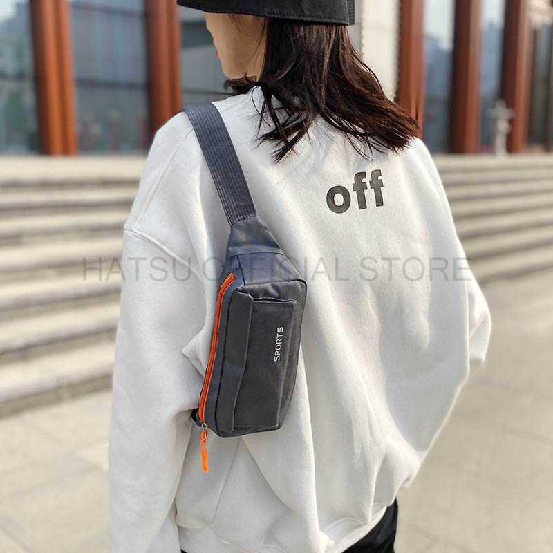 Túi đeo chéo Unisex sắc màu thời trang Hatsu SM06 Unisex Sport Mini Bag | Túi Mini đa năng vừa là túi bao tử, Túi đựng điện thoại chạy bộ, Đạp xe