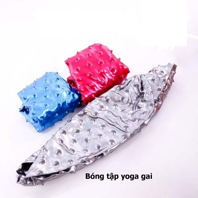 Bóng tập yoga có gai 65cm nhỏ gọn dễ sử dụng