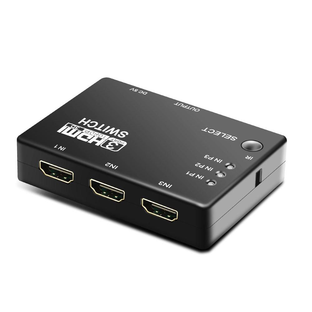 Bộ Chuyển Đổi Tín Hiệu HDMI Vào 3 Ra 1 + Có Điều Khiển Từ Xa FSU Dành Cho Tivi