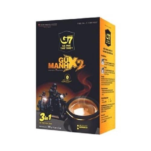 Combo 2 Hộp Cà Phê Sữa Hòa Tan G7 3in1 Gu Mạnh X2 - Hộp 12 gói - Trung Nguyên Legend (Gu mạnh gấp đối)