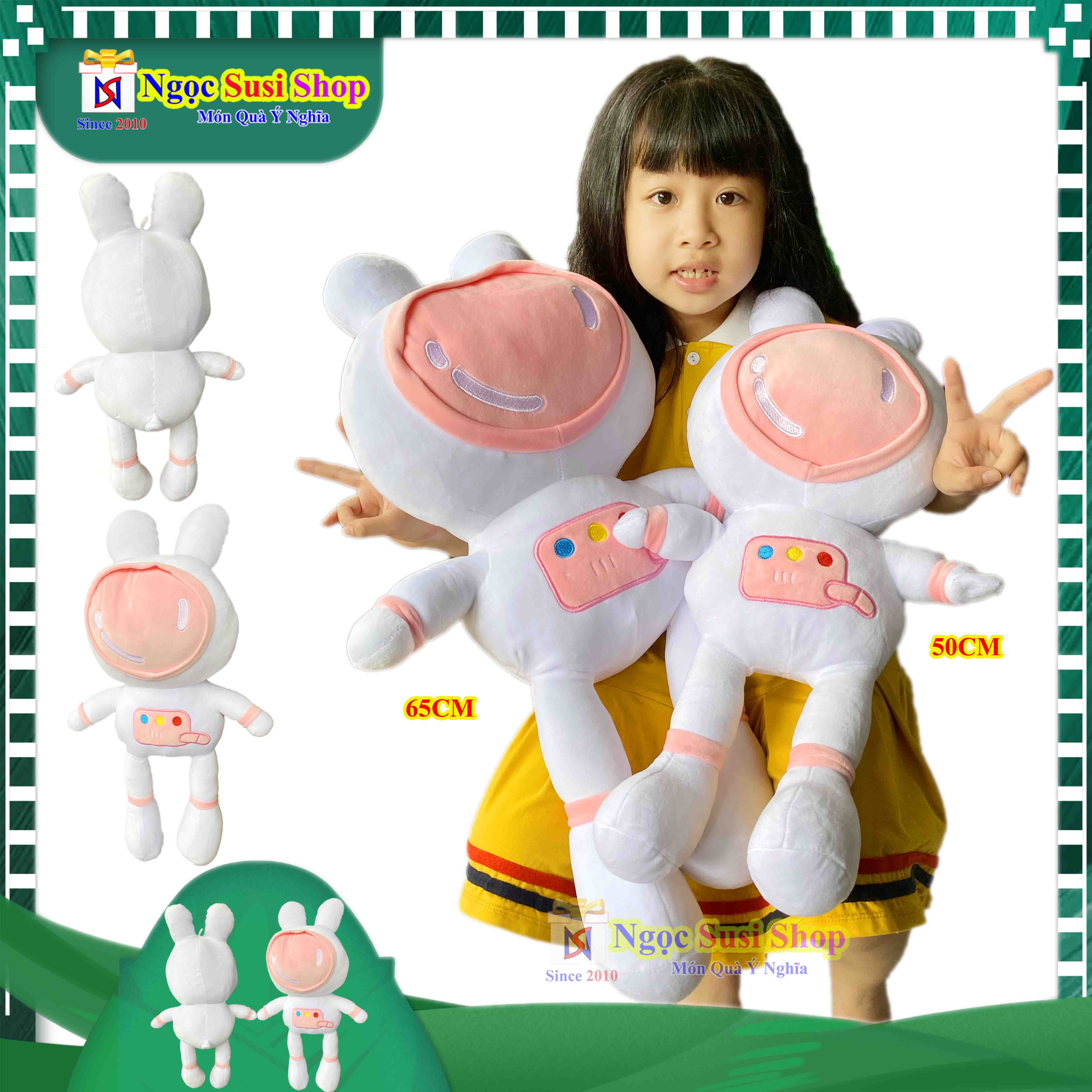 THÚ BÔNG THỎ PHI HÀNH GIA , THỎ PHI CÔNG CHO BÉ RẤT ĐẸP - GẤU BÔNG CHO BÉ