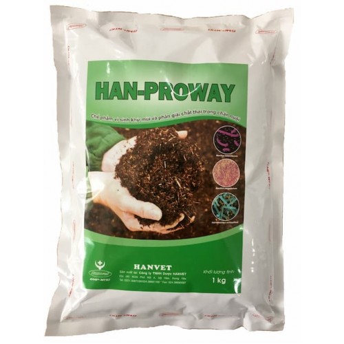 MEN VI SINH KHỬ MÙI Ủ RÁC HAN-PROWAY