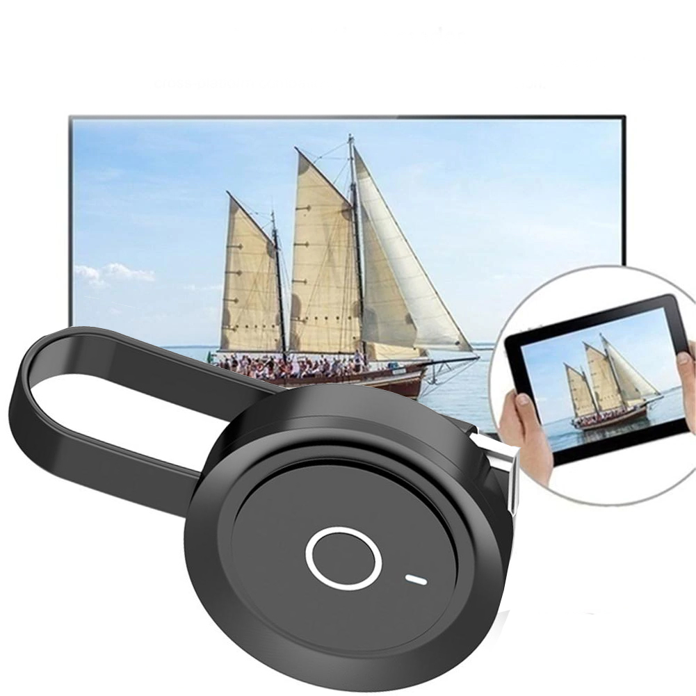 Thiết bị thu phát không dây HDMI Chromecast và streaming  2.4GHz DG17 ( đi kèm pin sạc USB )