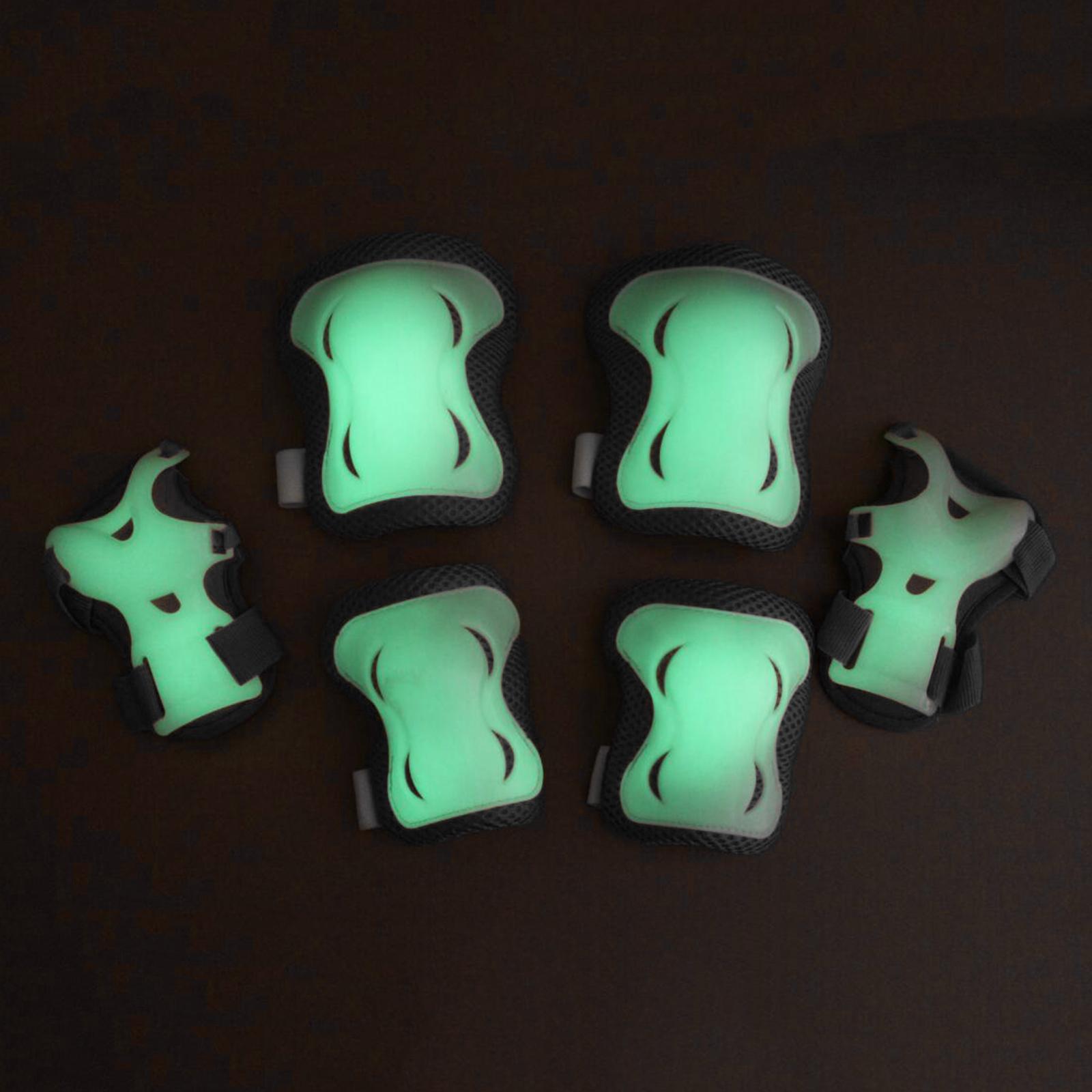 Kids Protective Gear Set for Children Toddler Knee and Elbow Pads with Wrist Guards 6 in 1 for Skating Cycling Bike  ing Scooter