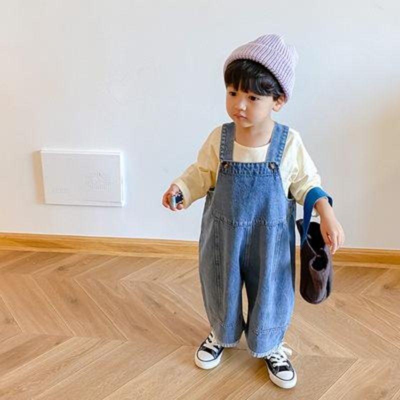 QJ43 Size80-120 (6-20kg) Yếm jean cho bé Thời trang trẻ Em hàng quảng châu