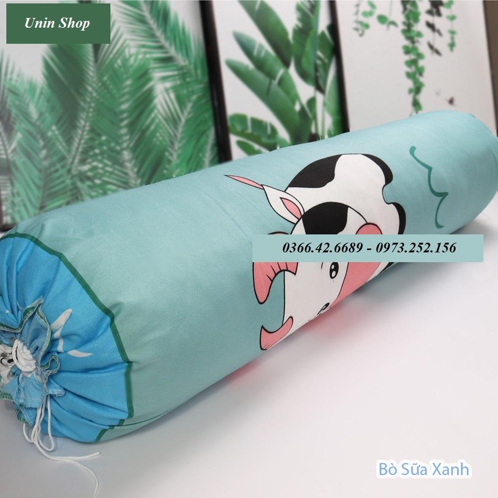 (Siêu giảm giá) Áo gối ôm, vỏ gối ôm loại to mẫu Răng Sói bao gối dài poly cotton 30x100cm loại đẹp