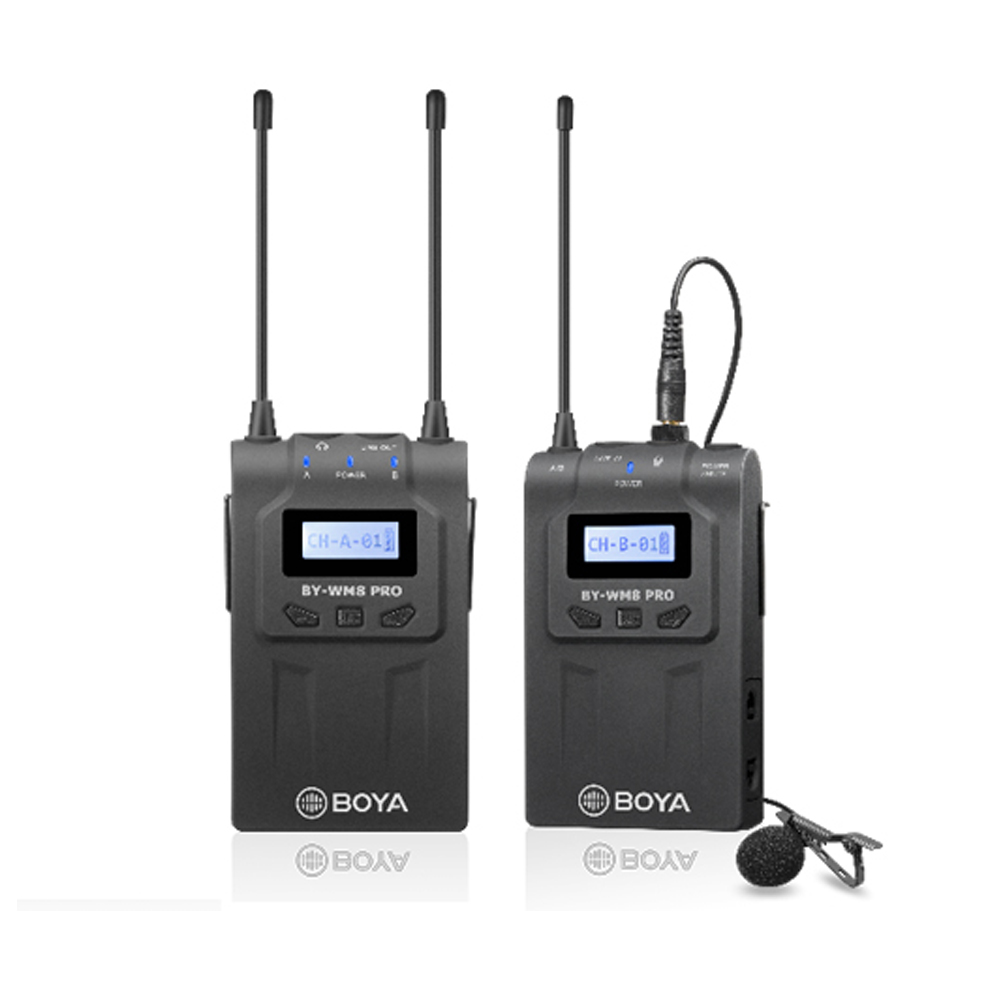 Phụ Kiện Âm Thanh BOYA Chuyên Nghiệp Wireless Microphone System BY-WM8 Pro-K1, Chất Lượng Cao - Hàng Chính Hãng