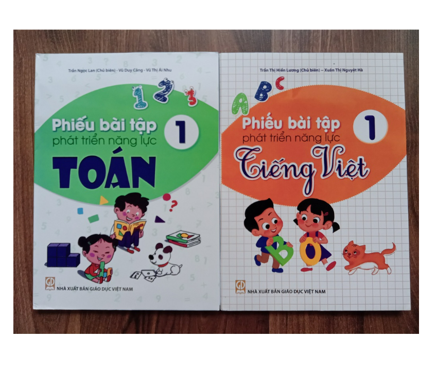 Sách - Phiếu bài tập phát triển năng lực Tiếng Việt lớp 1
