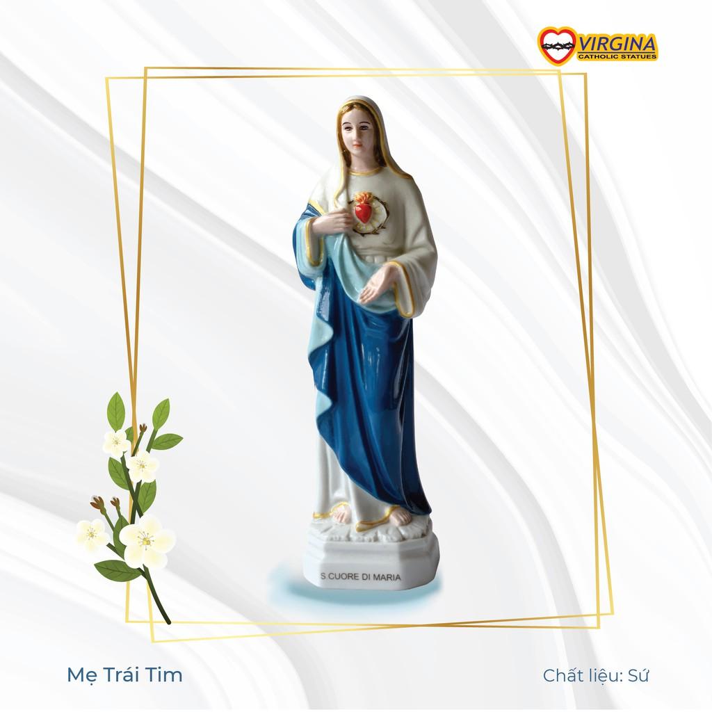 Tượng Sứ - Mẹ Trái Tim - 13cm, 17cm, 30cm