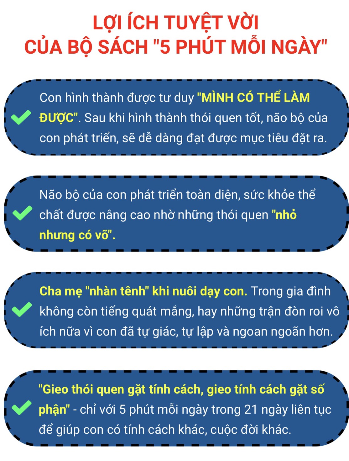 Bộ sách 5 phút mỗi ngày - Đậu Ngọt ( Cô Phan Hồ Điệp)