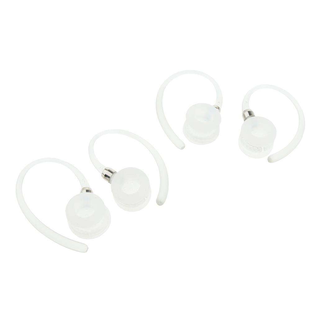 2x 2 Pairs Compatible for Earphone Cover Anti-Slip Silicone Soft Replacement