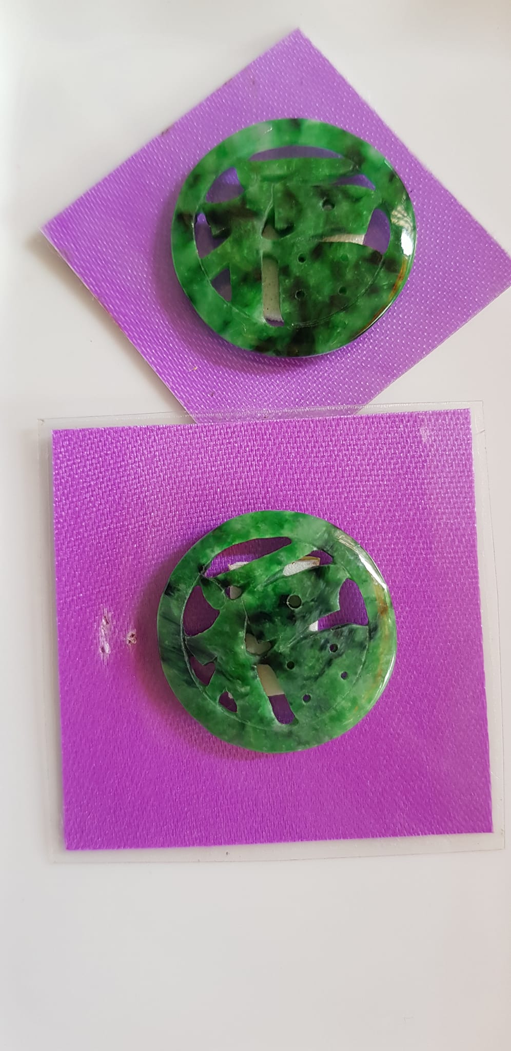 Mặt dây chuyền Nữ Chữ Phúc hay Chữ Phước Chất liệu đá cẩm thạch tự nhiên Size vừa đk 28mm x dầy 2mm Nữ về bọc Vàng lên đeo với dây chuyền của mình vừa đẹp vừa tốt mang chữ Phúc luôn bên mình ý nghĩa phúc đức ạ