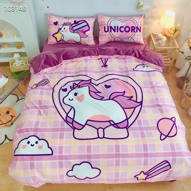 Set Nỉ Nhung CảToon 5D Hàng Nhập Khẩu Cao Cấp 4 Món Dành cho Bé Hình Ngộ Nghĩnh