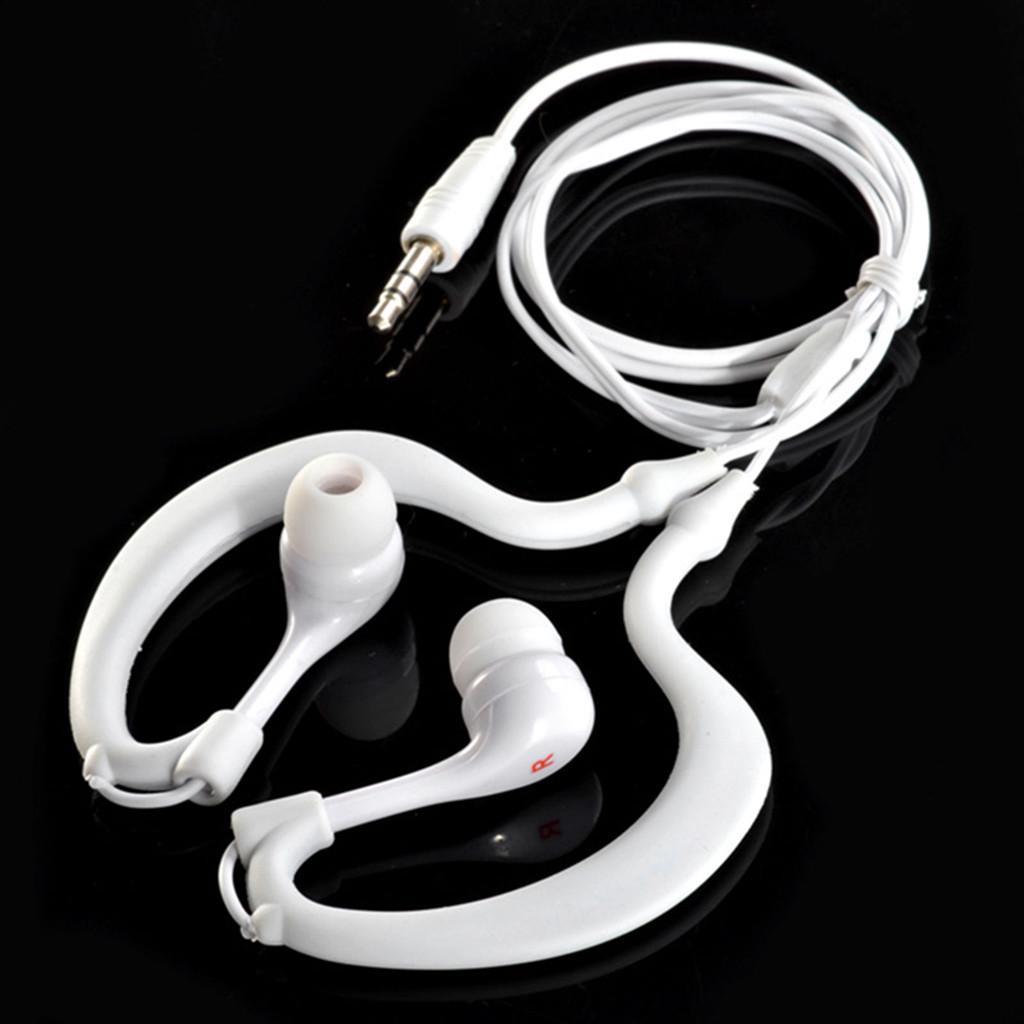 2Pack 3.5mm Swimming Waterproof Earphone For Media Player FM Radio MP3 iPod