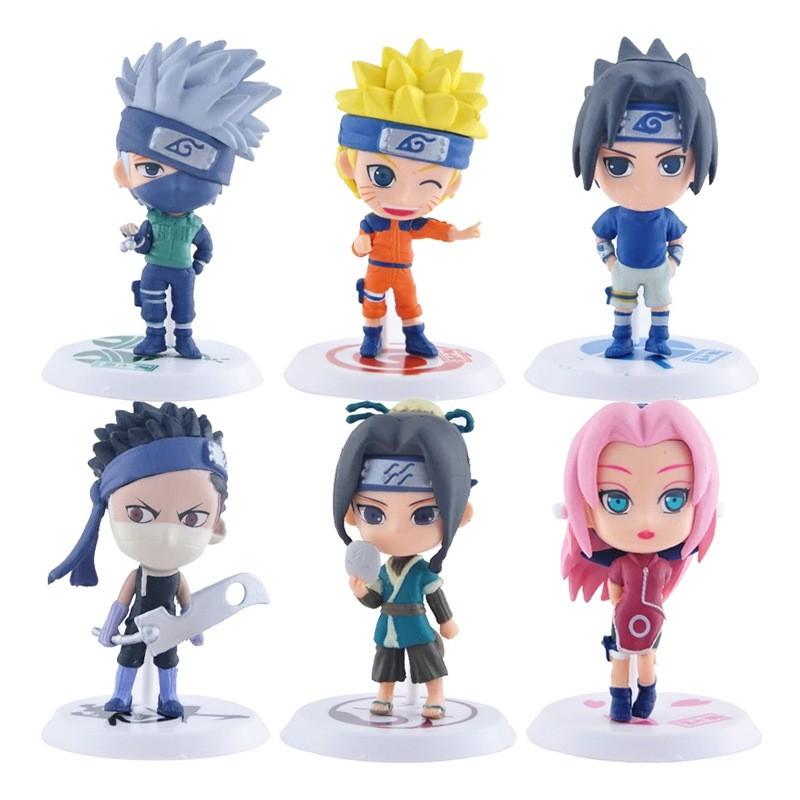 Mô Hình Naruto Chibi Phim Hoạt Hình, Đồ Chơi Mô Hình Chất Liệu PVC Bền Đẹp