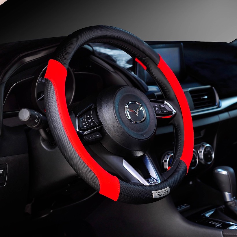 Bọc vô lăng chính hãng sparco cho xe ô tô SPC1113RSS