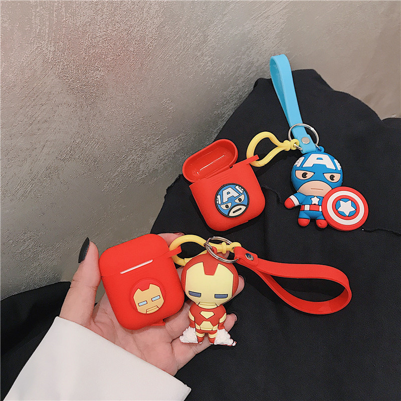 Airpods Case, Ốp Bảo Vệ Dành Cho Airpods 1/2 - Superheros figure - Hàng Chính Hãng