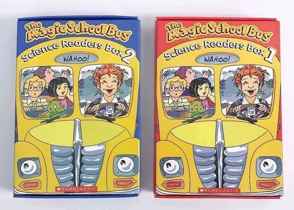 The Magic School Bus level 1 và level 2 -2 hộp 20Q