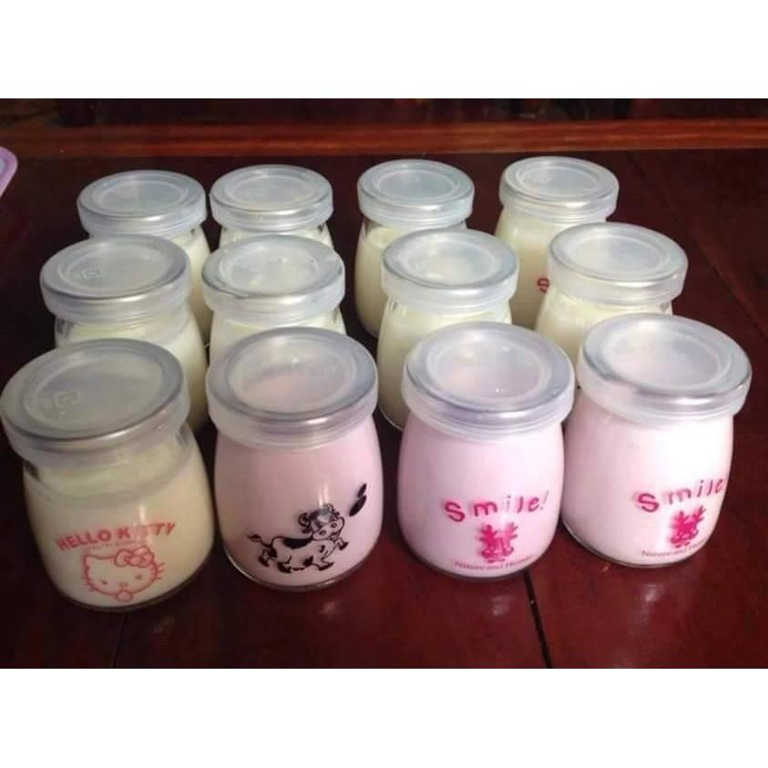 Combo 36 hũ sữa thủy tinh hình ngộ nghĩnh