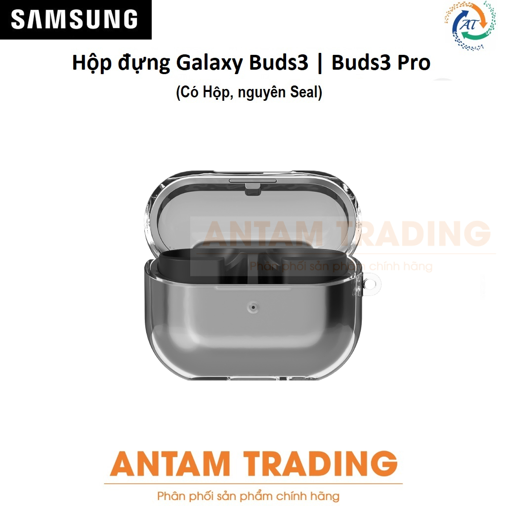 Hộp đựng tai nghe trong suốt Galaxy Buds 3/ Buds 3 Pro - Hàng Chính Hãng
