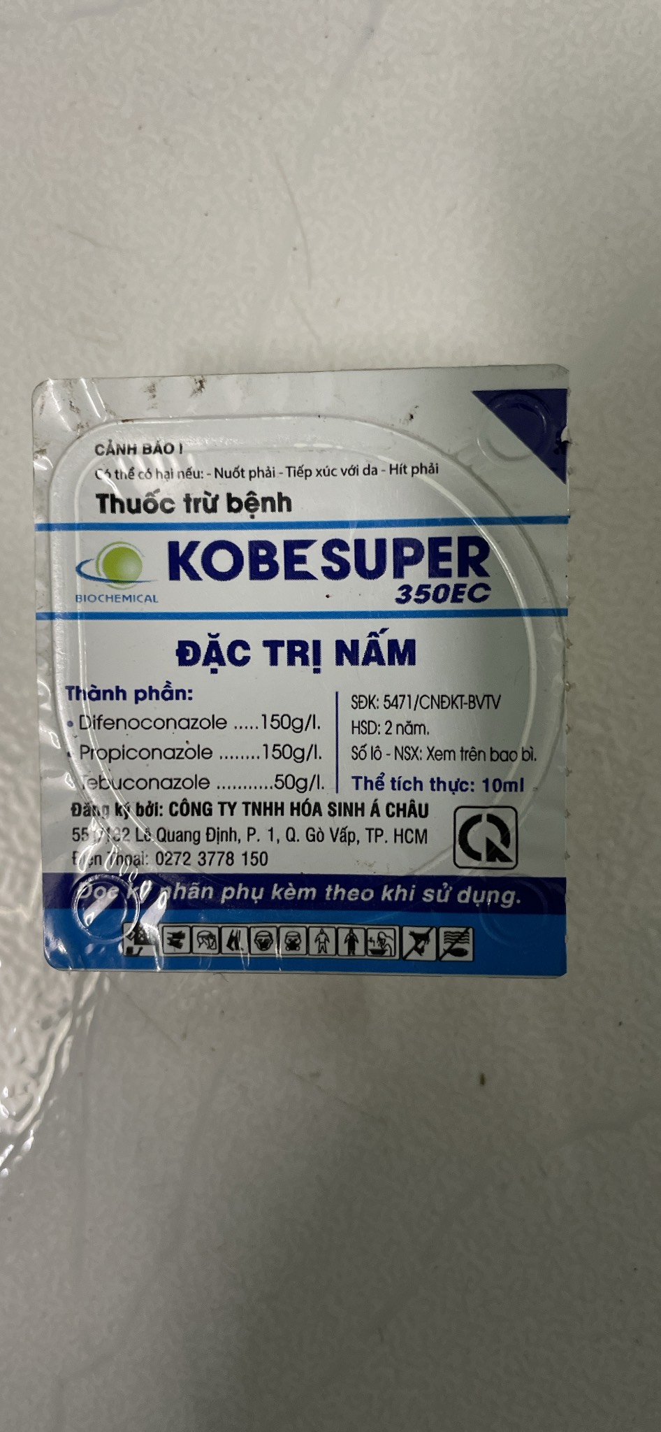 Chuyên trừ thán thư trên cây trồng Kobe super 10ml