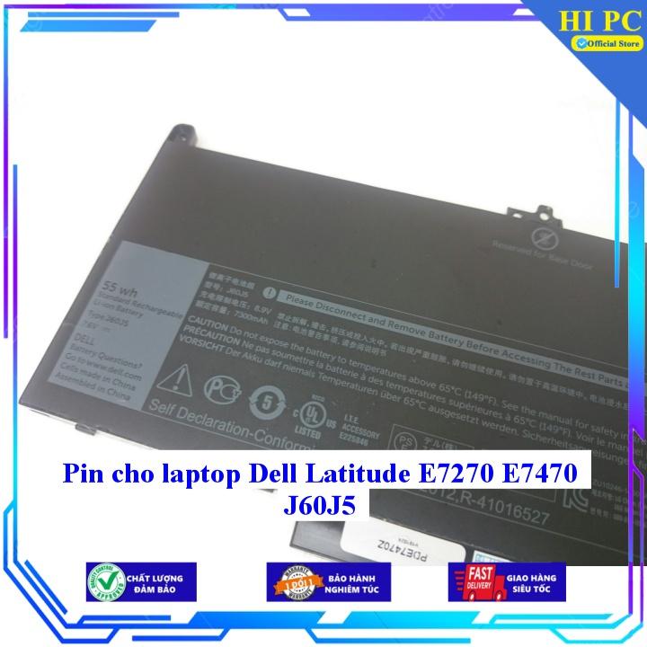 Pin cho laptop Dell Latitude E7270 E7470 J60J5 - Hàng Nhập Khẩu