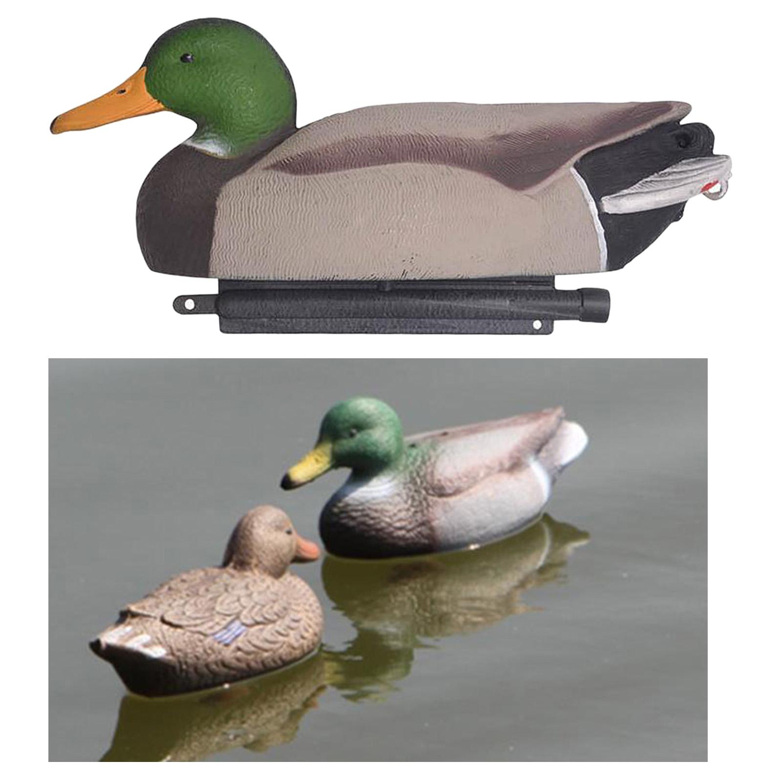 Lifelike Outdoor Hunting Floating Wild Mallard Duck Decoy Garden Lawn Yarn Decor