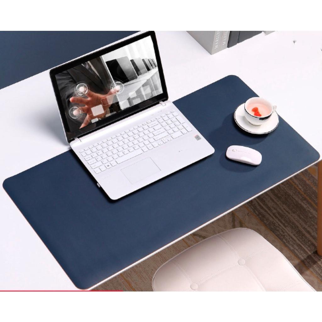 Lót Chuột Mouse Pad, Thảm Da Lót Bàn Làm Việc Cỡ Lớn Chống Thấm Nước Nhiều Màu